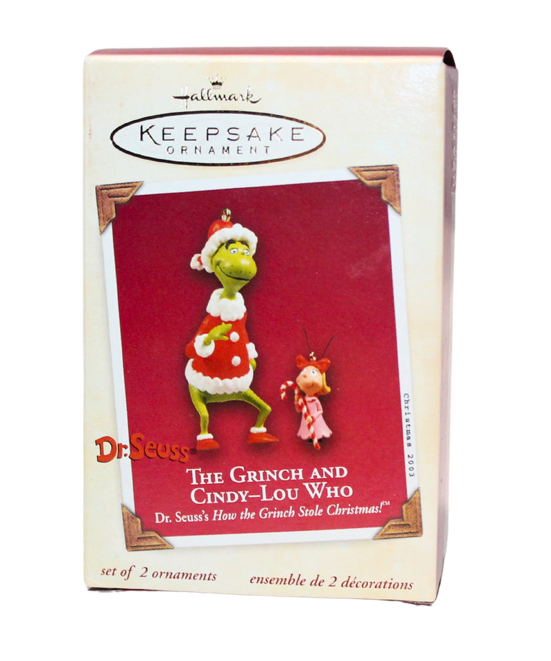 Hallmark Ornament: 2003 The Grinch and Cindy-Lou Who | QXI8377