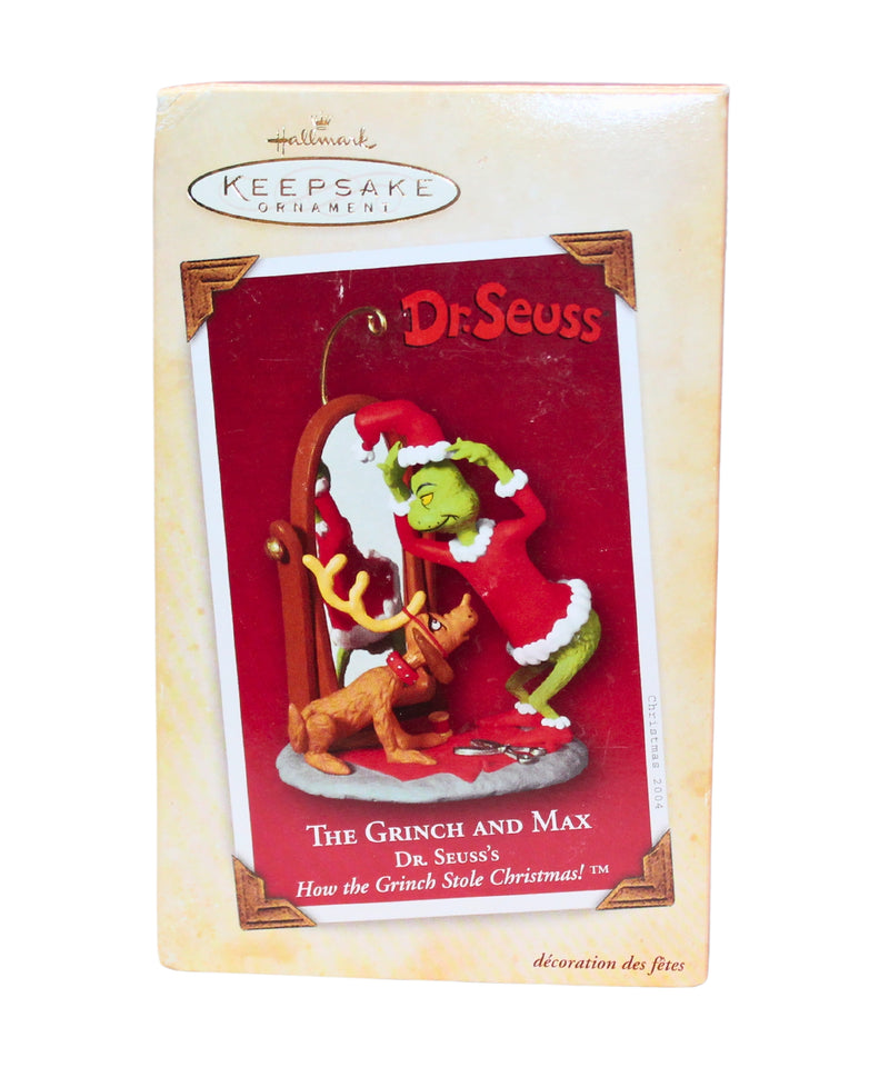 Hallmark Ornament: 2004 The Grinch and Max | QXI8534 | Dr. Seuss