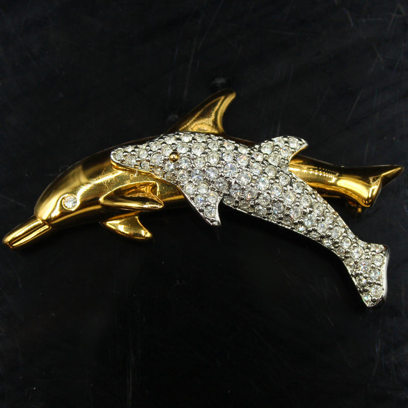 Swarovski Brooch: SC BN R1 Dolphin | SCS