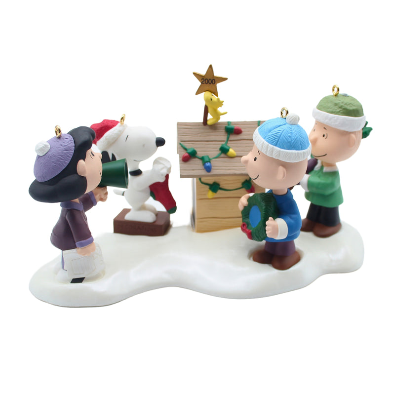 Set of 5 A Snoopy Christmas Hallmark Ornaments | 2000 | Full Set