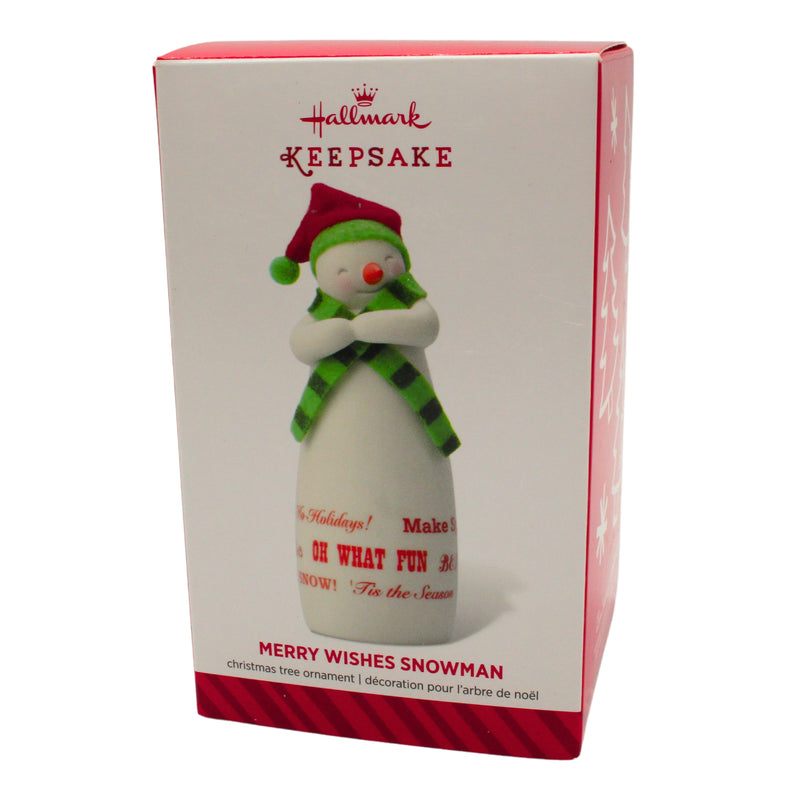 Hallmark Ornament: 2014 Merry Wishes Snowman | VIP1401 | Limited Edition