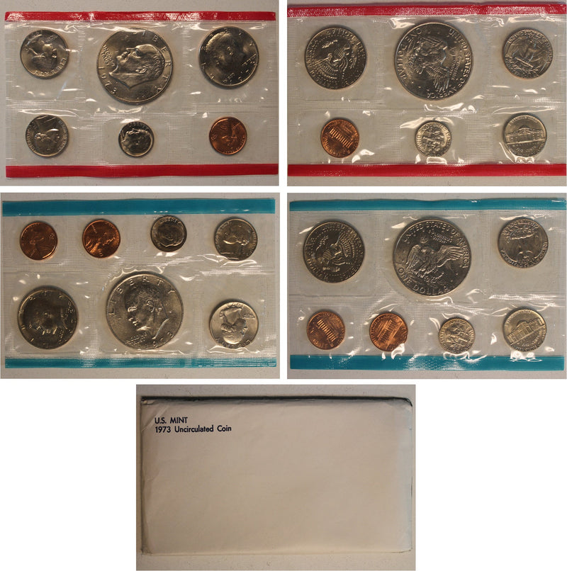 1973 PD US Mint Set (OGP) 13 coins