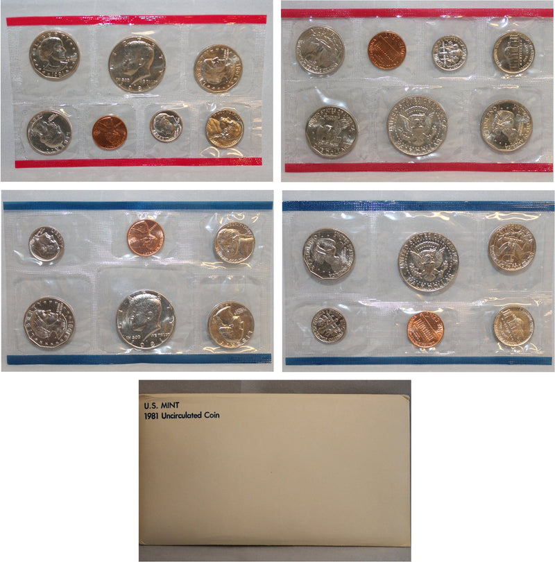 1981 PD US Mint Set (OGP) 13 coins