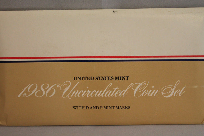 1986 PD US Mint Set (OGP) 10 coins