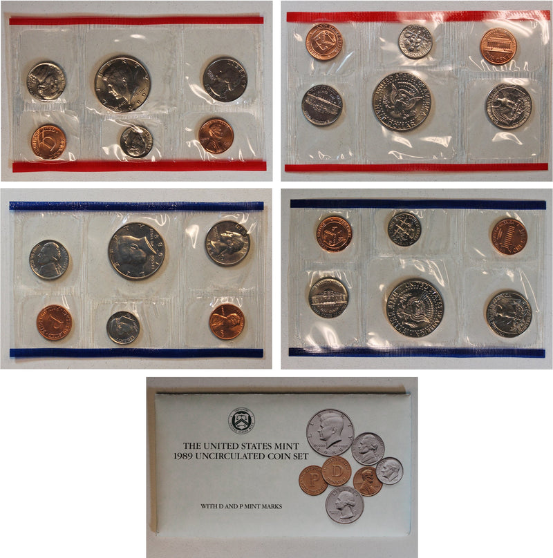 1989 PD US Mint Set (OGP) 10 coins