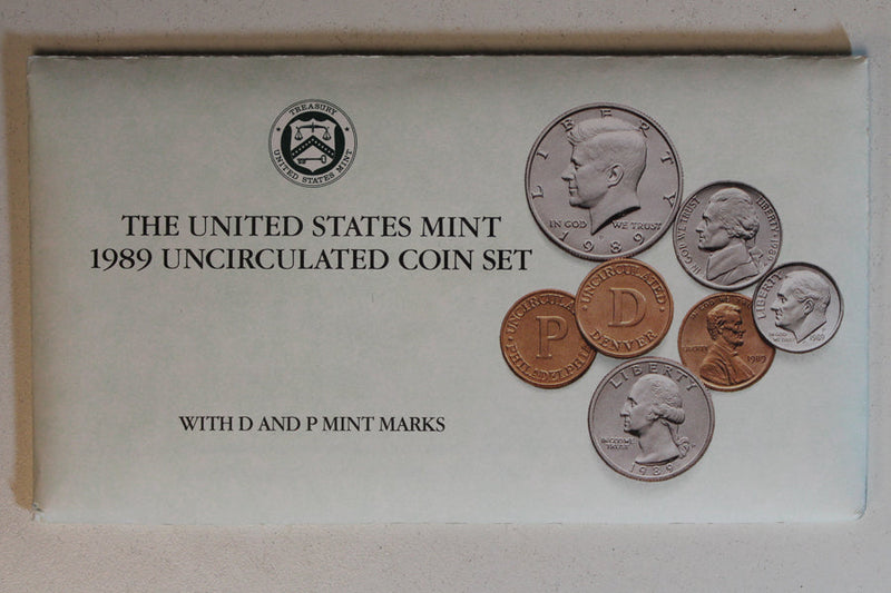 1989 PD US Mint Set (OGP) 10 coins