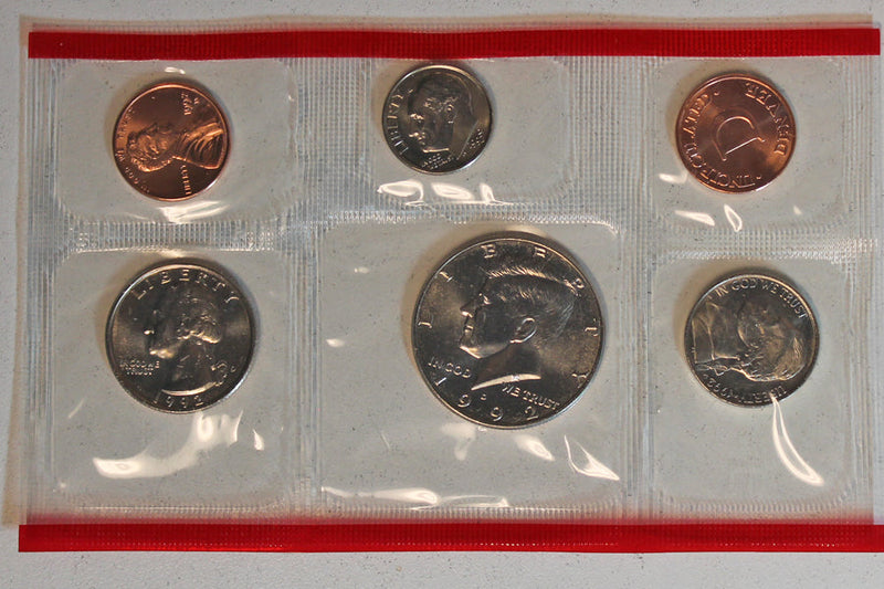 1992 PD US Mint Set (OGP) 10 coins