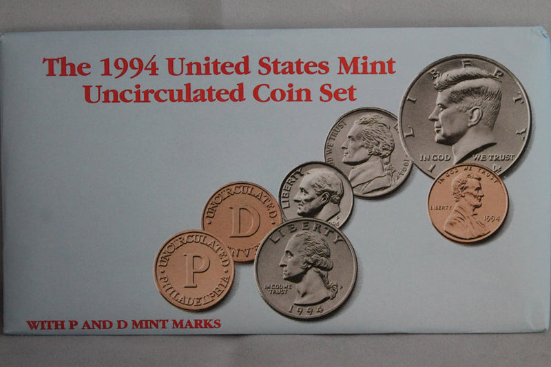 1994 PD US Mint Set (OGP) 10 coins