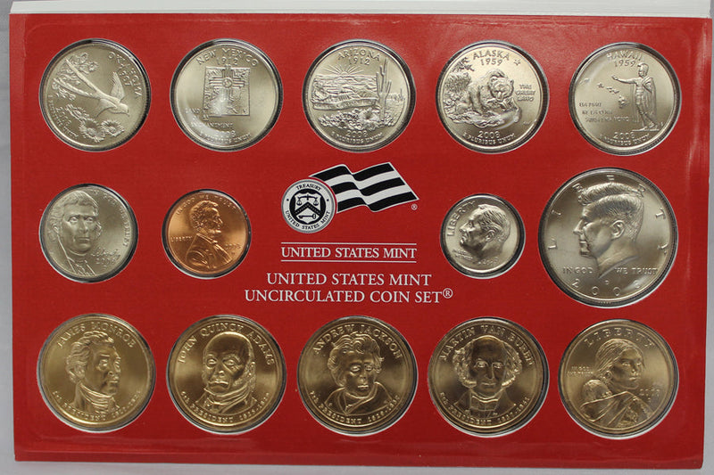 2008 PD US Mint Set (OGP) 28 coins