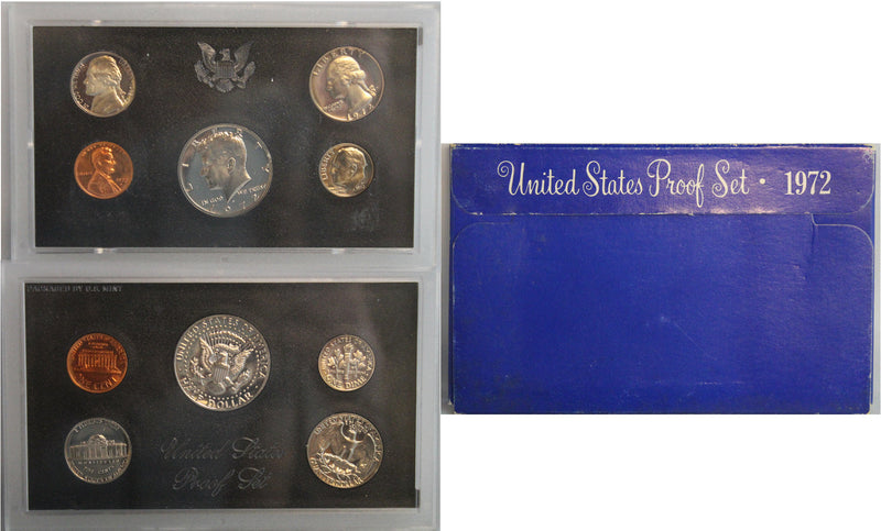 1970-1979 S Proof Set Run CN-Clad 10 Sets 57 Coins