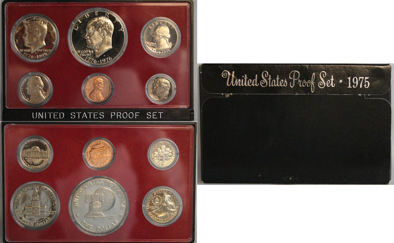 1970-1979 S Proof Set Run CN-Clad 10 Sets 57 Coins