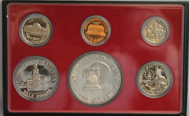 1976 Proof Set CN-Clad Bicentennial Designs (OGP) 6 coins