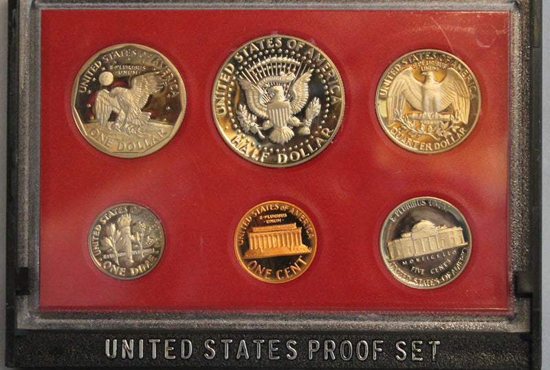 1981 Proof Set CN-Clad Type 1 (OGP) 6 coins