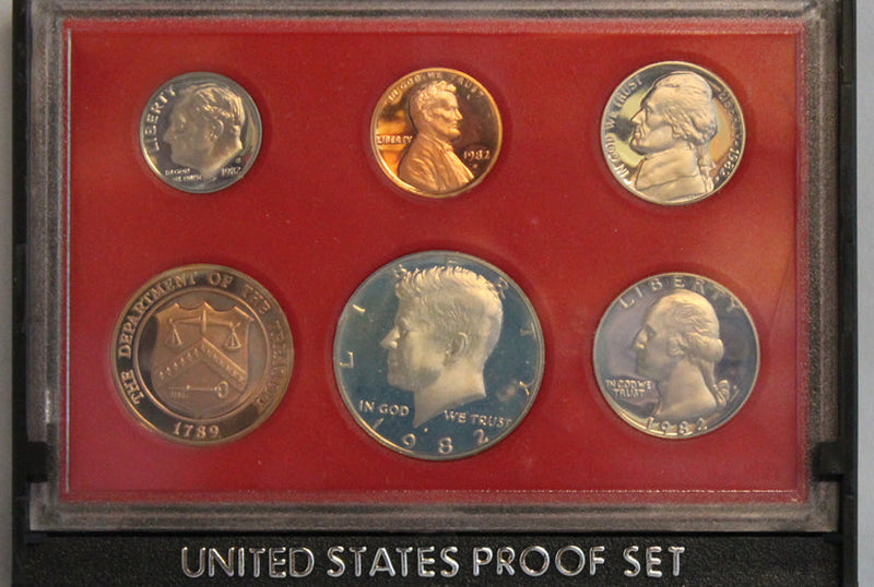 1980-1989 S Proof Set Run CN-Clad 10 Sets 52 Coins