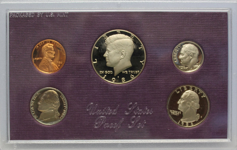 1984-1993 S Proof Set Run CN-Clad 10 Sets 50 Coins