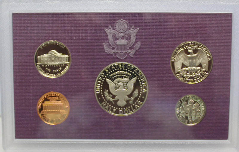 1990 Proof Set CN-Clad (OGP) 5 coins