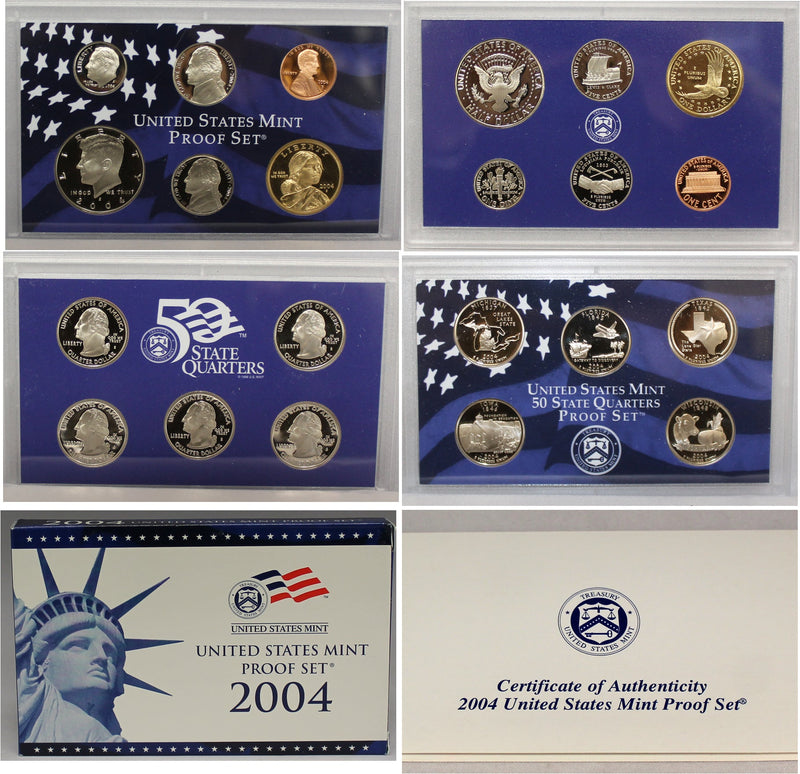 2004 Proof Set CN-Clad (OGP) 11 coins