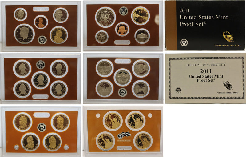 2011 Proof Set CN-Clad (OGP) 14 coins