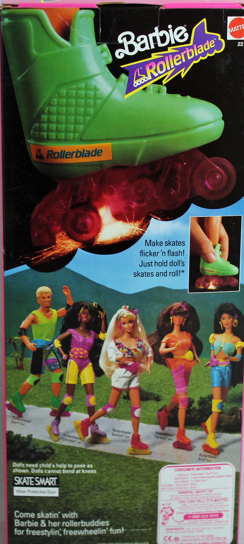 1991 Rollerblade Ken Barbie (02215)