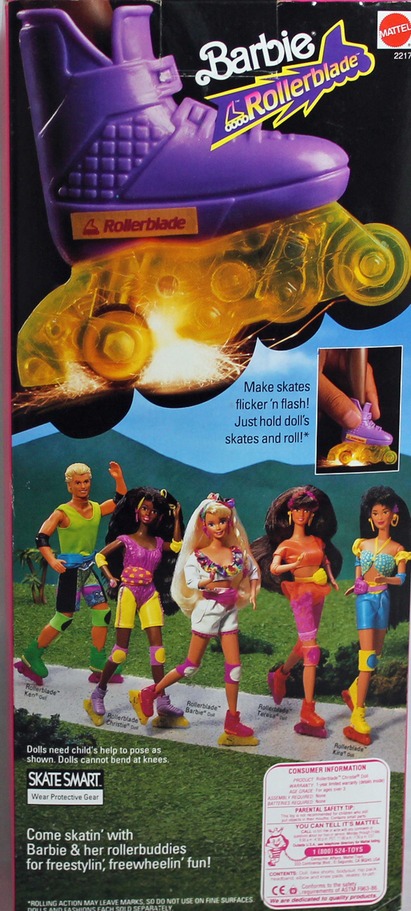 1991 Rollerblade Christie Barbie (2217)