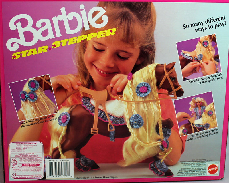 1991 Star Stepper Horse Barbie (2575)