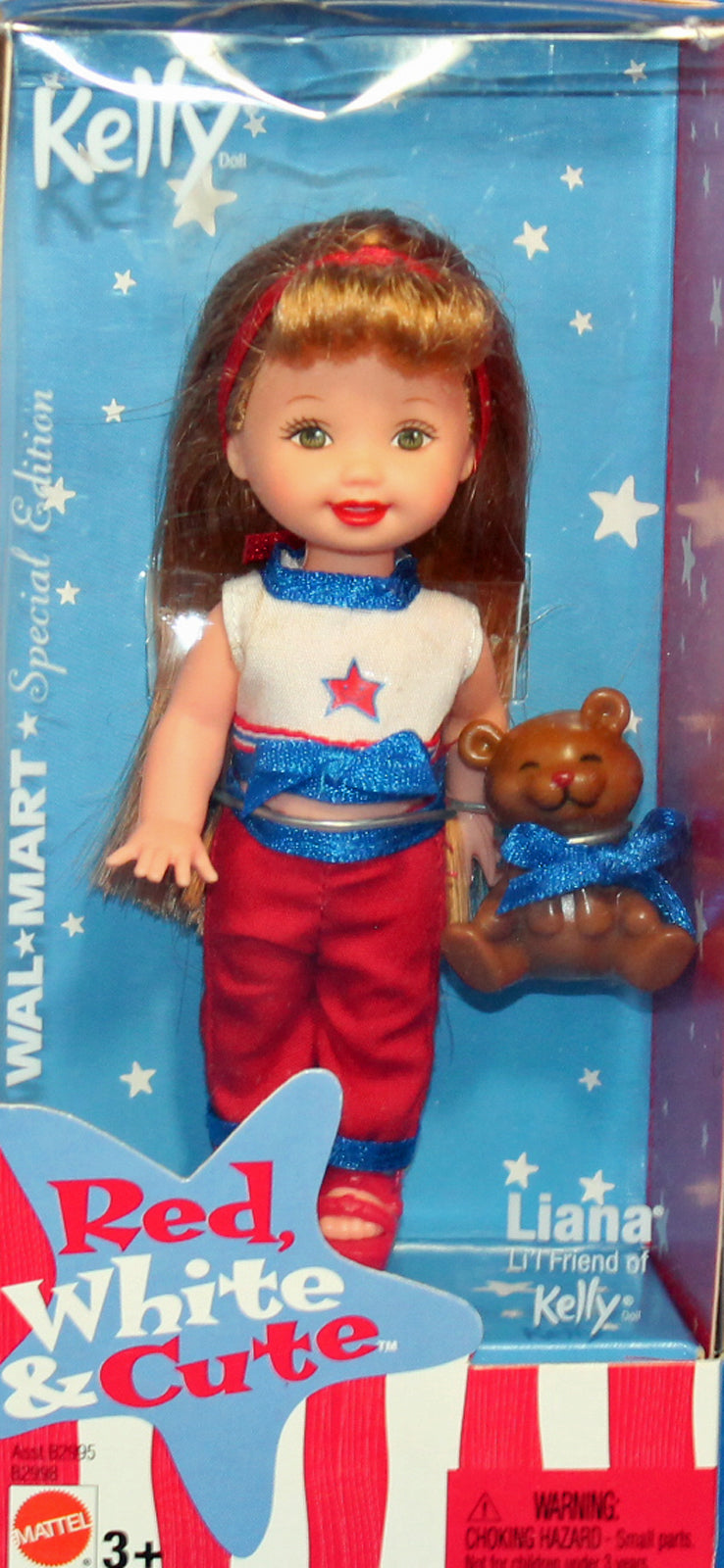 2003 Red White & Cute Liana Kelly Barbie (B2998)