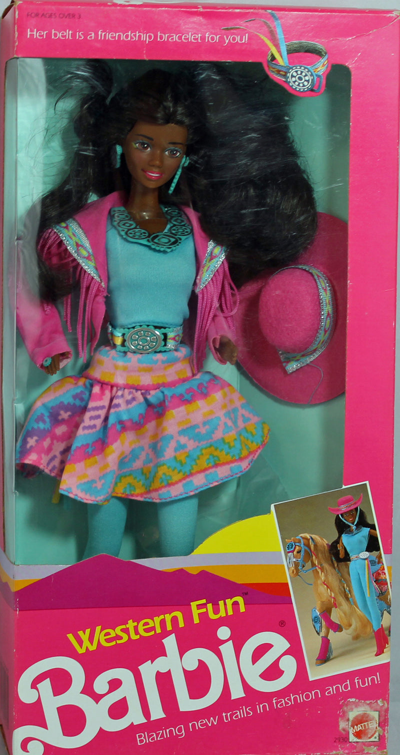 1989 Western Fun Barbie (2930) - African American