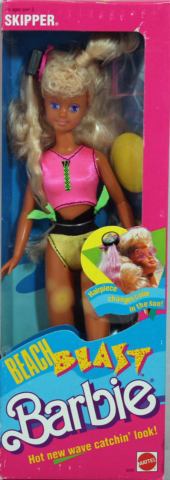 1989 Beach Blast Skipper Barbie (3242)