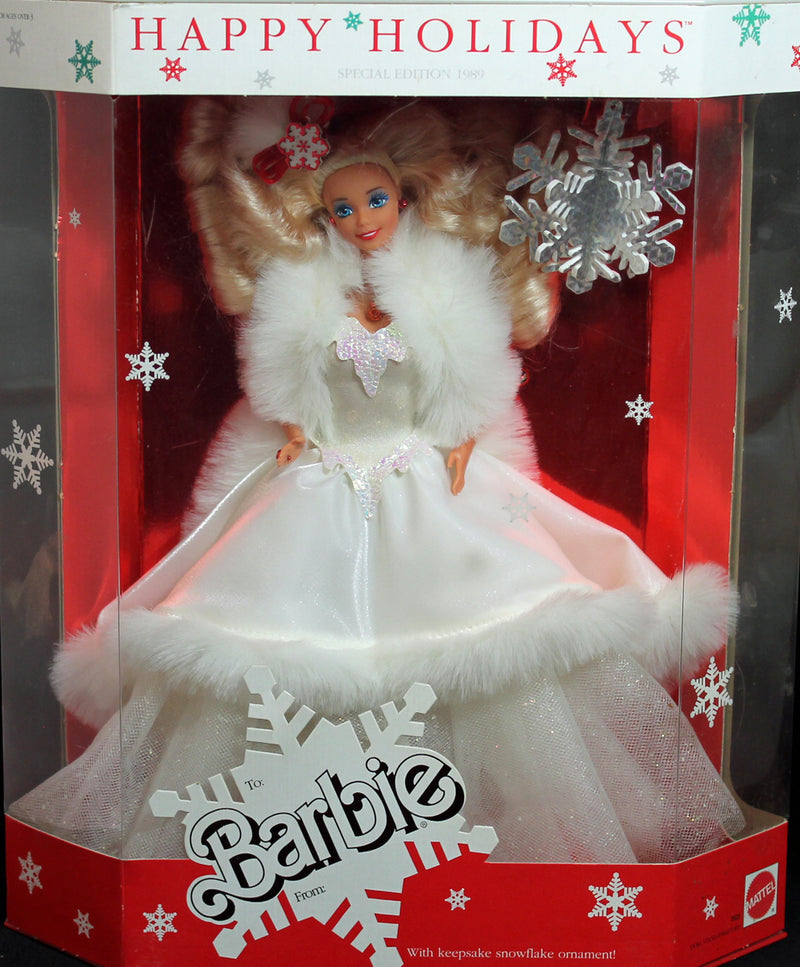 1989 Happy Holidays Barbie (3523)