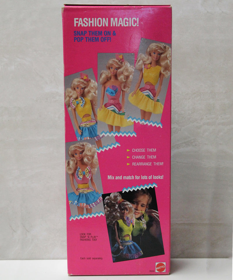 1991 Snap 'n Play Blonde Barbie (3550)