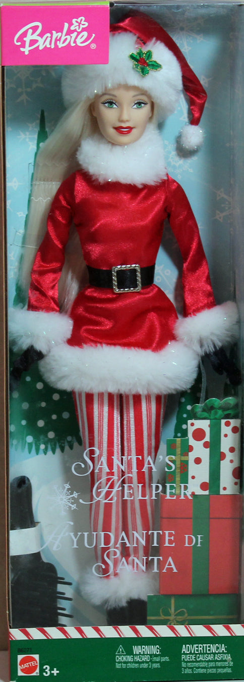 2004 Santa's Helper Blonde Barbie (B6271)