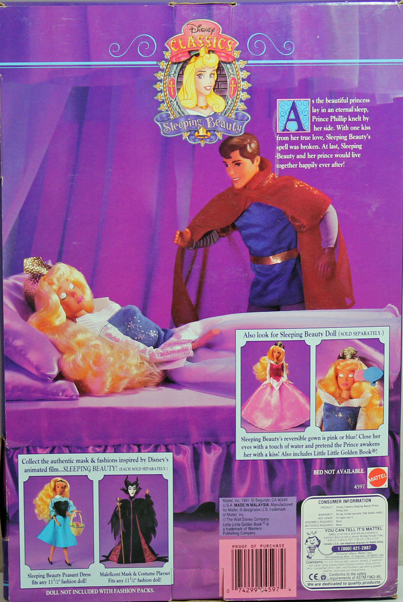 1991 Sleeping Beauty Prince Phillip Barbie (4597) - Disney Classics