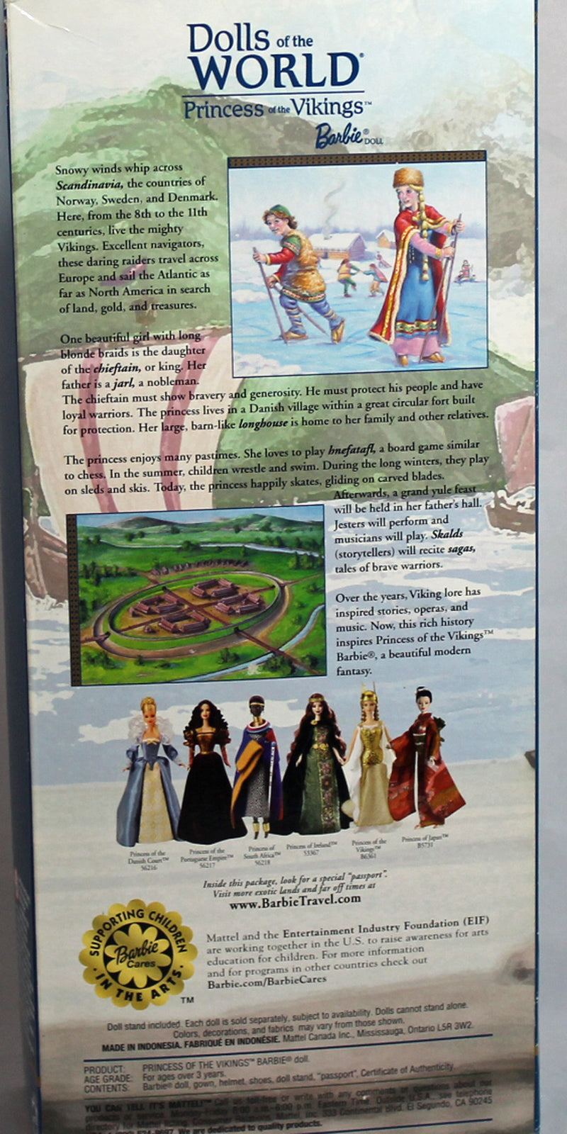 2003 Princess of the Vikings Barbie (B6361) - DOTW