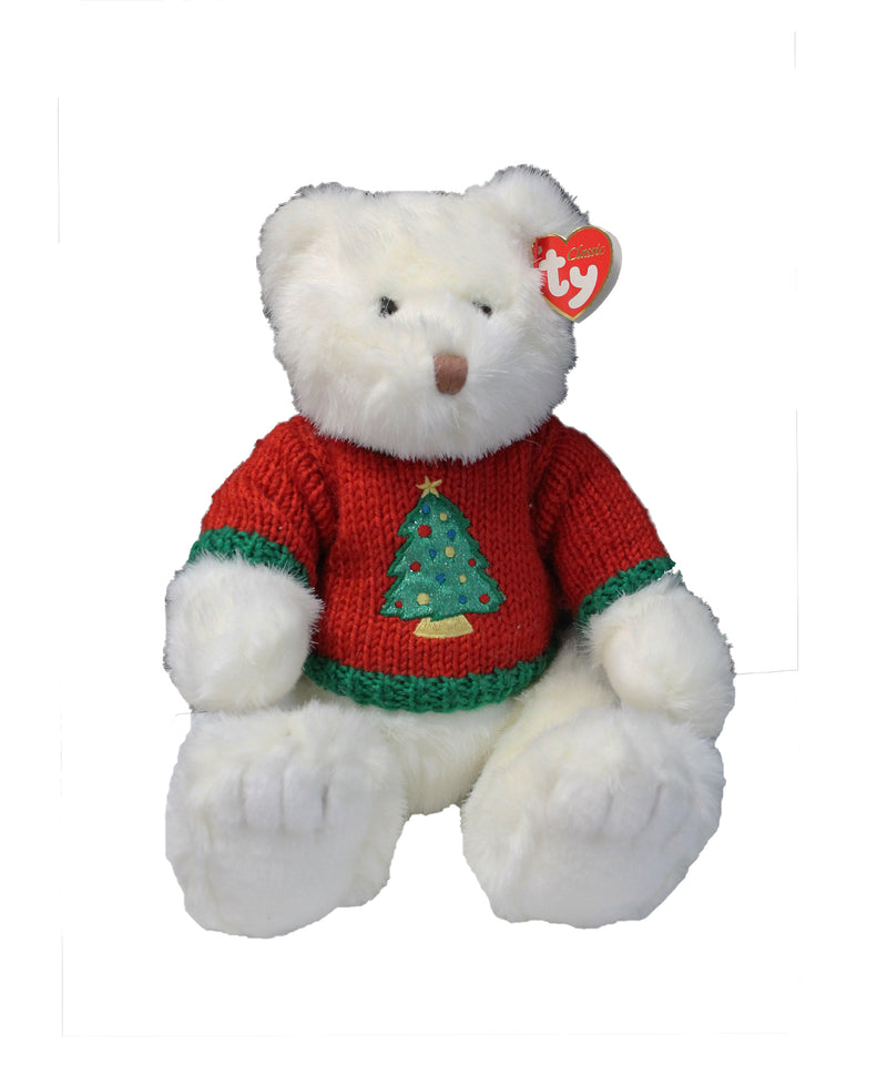 Ty Classics: Lacey the Bear with Christmas Sweater