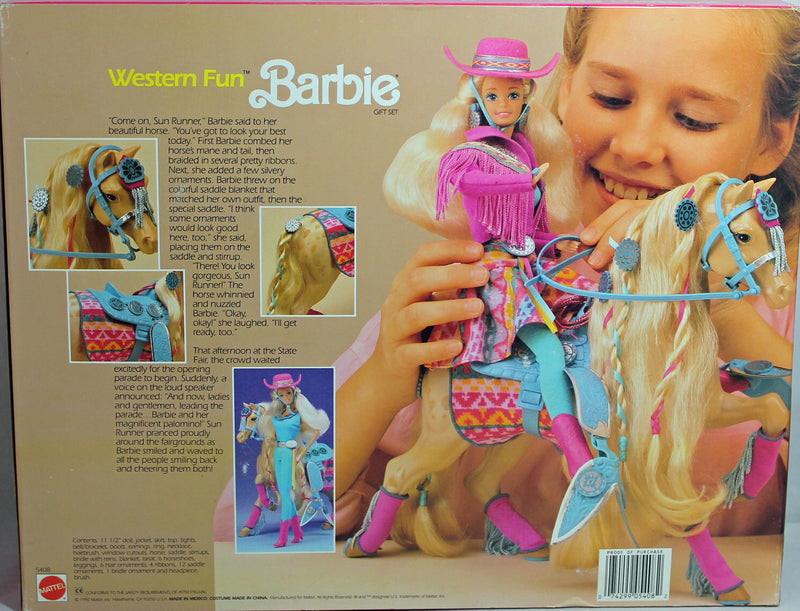 1990 Western Fun Barbie (5408)