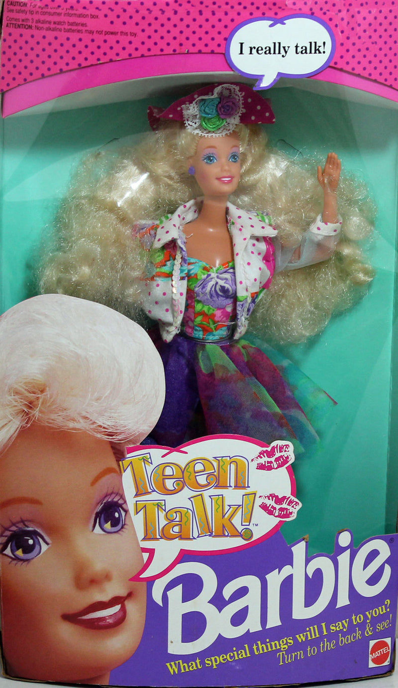 1991 Teen Talk Blonde Barbie (5745bl)