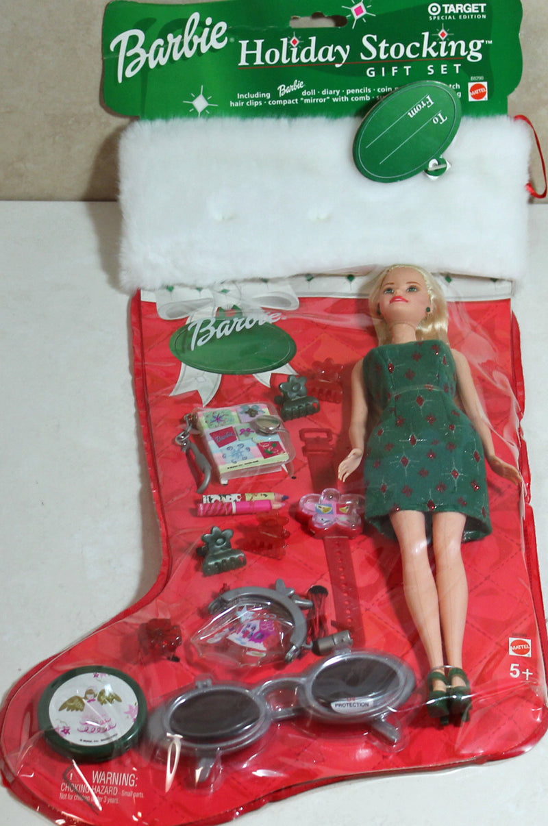 2003 Barbie Holiday Stocking Gift Set Barbie (B8290)