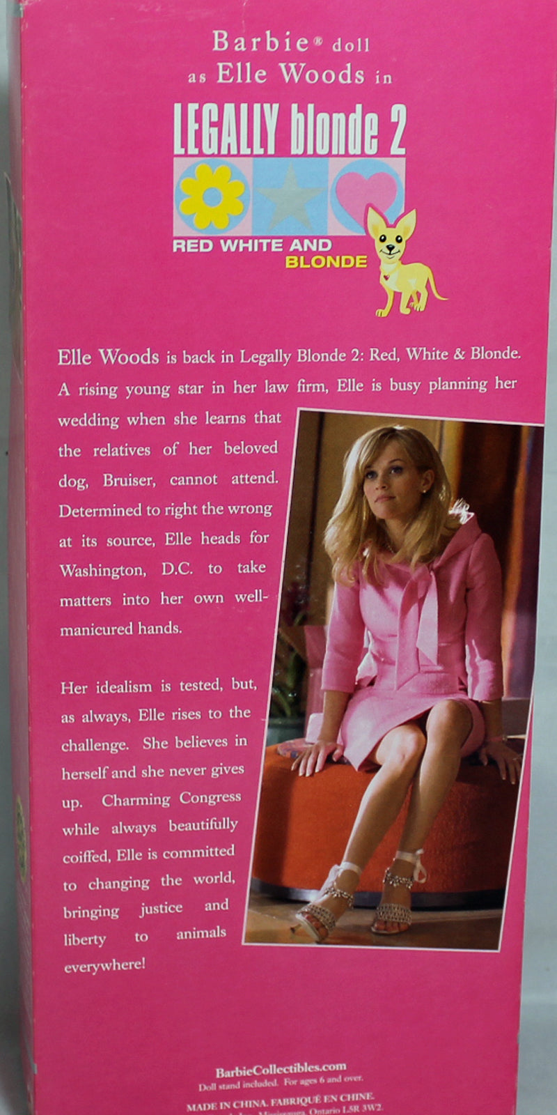 2003 Red White & Blonde Barbie (B9234) - Legally Blonde