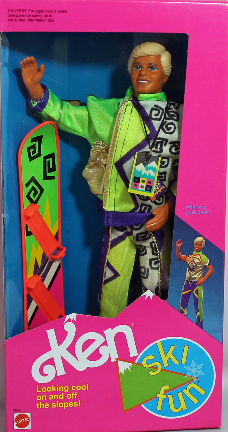 1991 Ski Fun Ken Barbie (7512)