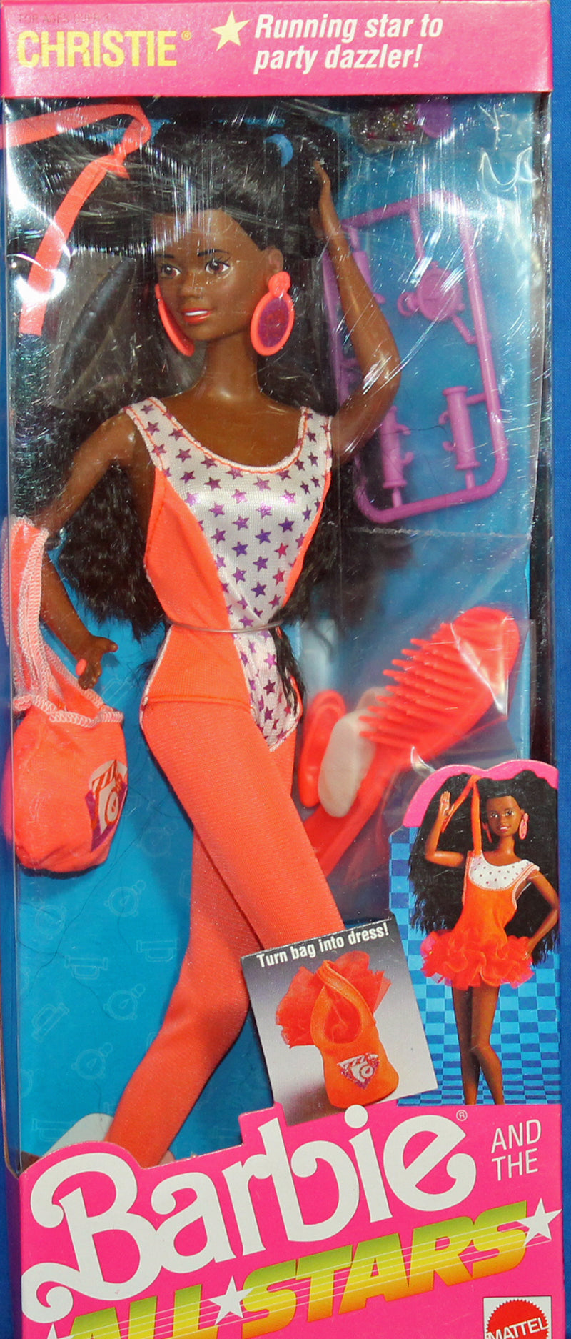 1989 Barbie and the All Stars Christie Barbie (9352)