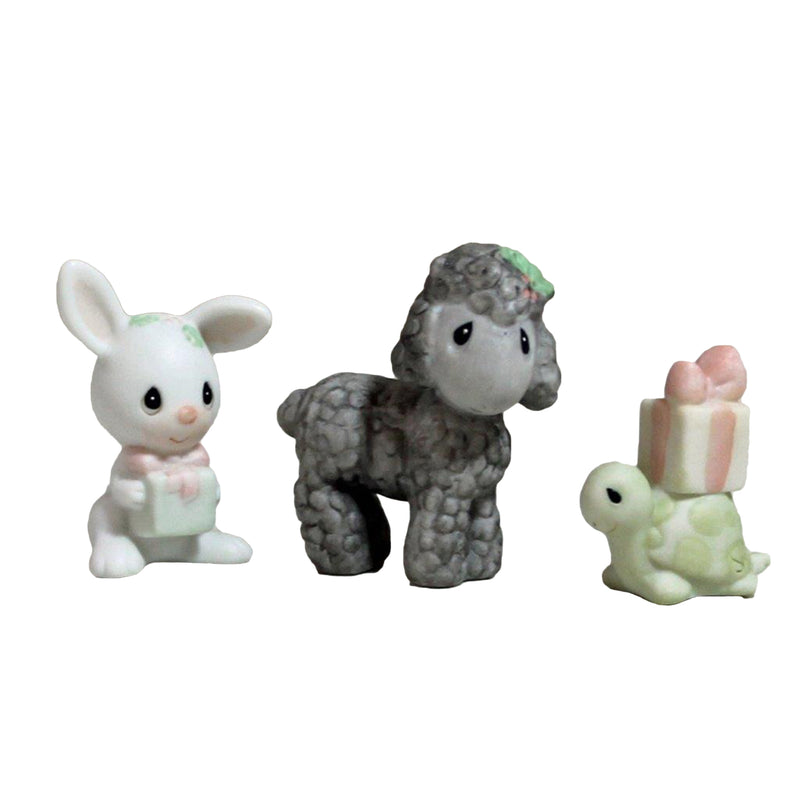 Precious Moments: 102296 Bunny, Lamb & Turtle