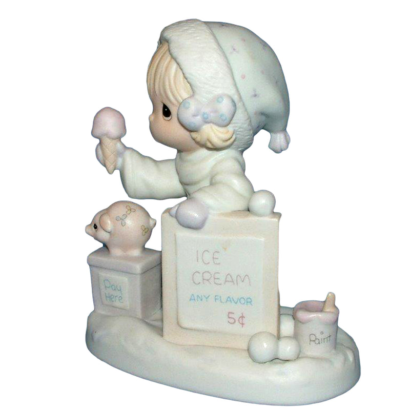 Precious Moments Figurine: 109754 Wishing You a Yummy Christmas | Girl