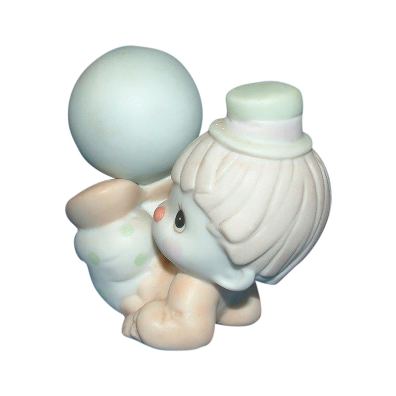 Precious Moments Figurine: 12238A Clowns: Balancing Ball on Feet