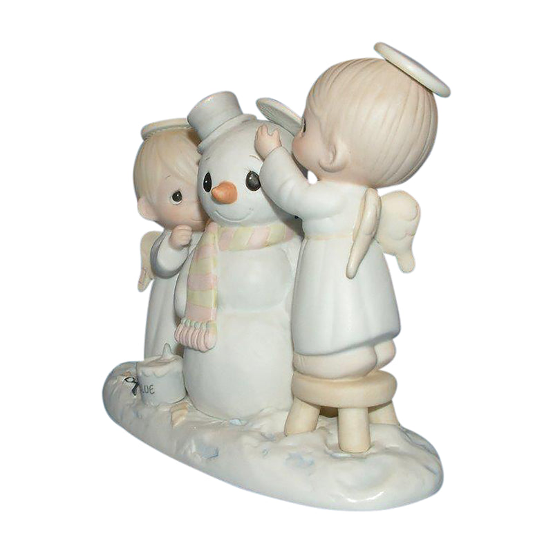 Precious Moments Figurine: 012351 Halo, and Merry Christmas