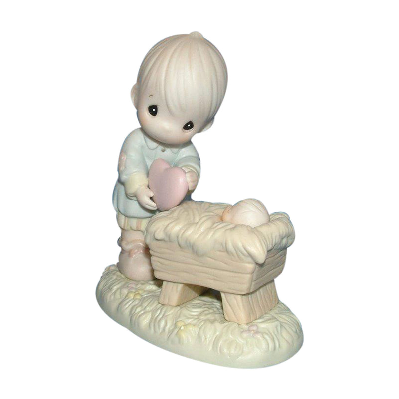 Precious Moments Figurine: 150088 I'll Give Him My Heart