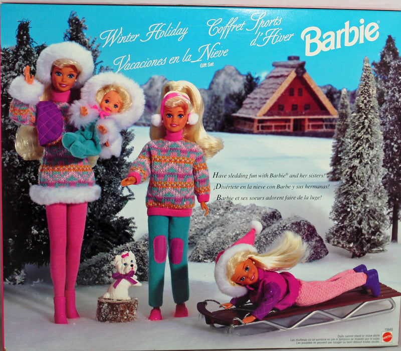 1995 Winter Holiday Barbie Gift Set (15645)