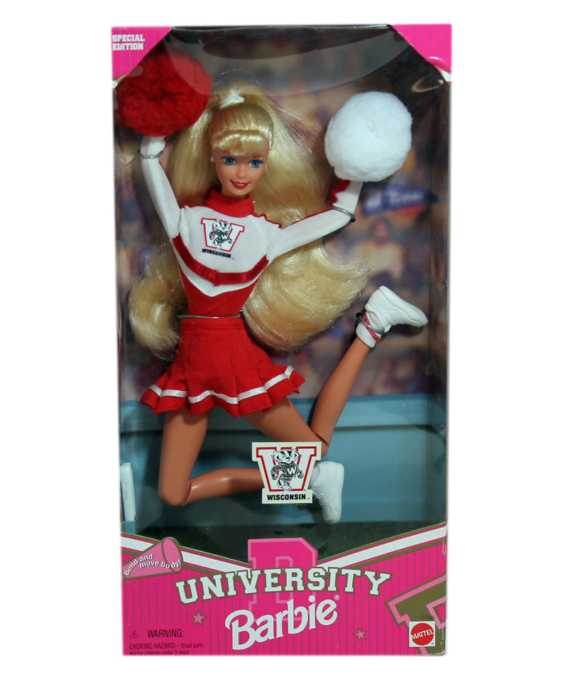 Wisconsin University Cheerleader Barbie - 17195