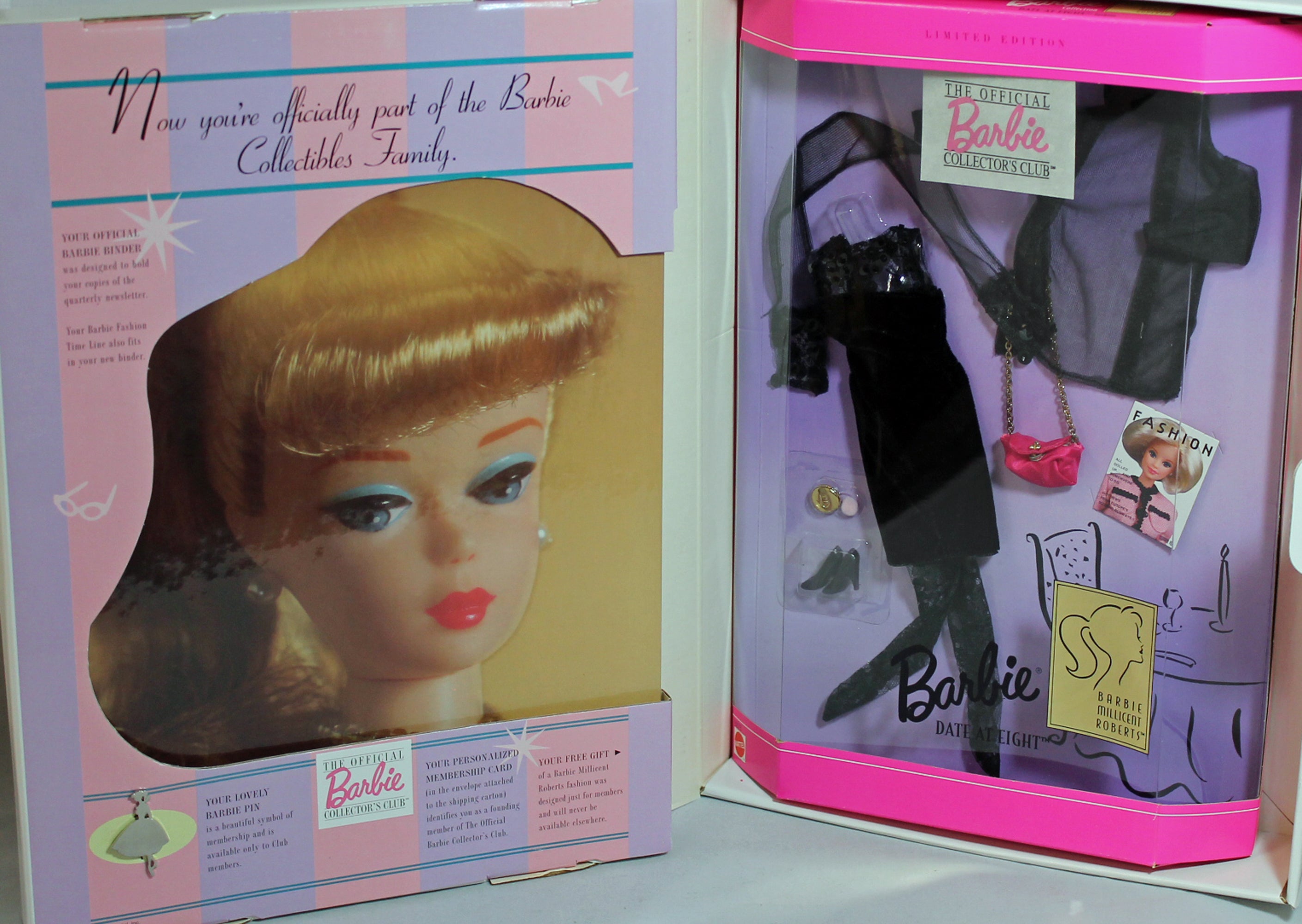 1996 Official Collector's Club Welcome Kit Barbie (17784)