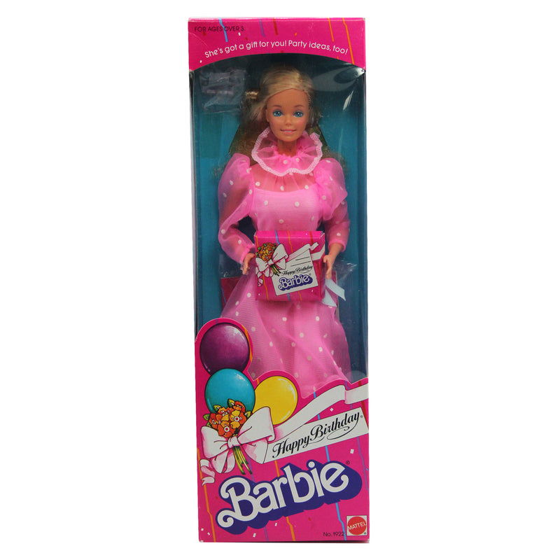 1983 Happy Birthday Barbie (01922-83) - Pink Dress