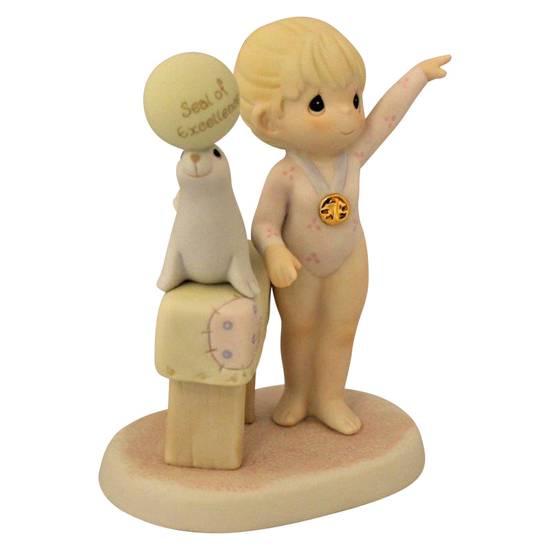 Precious Moments Figurine: 283592 Faith is the Victory | 1997/1998 Precious Rewards